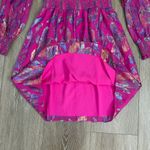 Lilly Pulitzer NWT  Cosita Smocked Waist Silk Blend Dress Pink Acai Berry Size 8 Photo 8