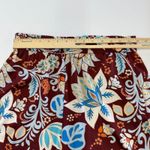 Rachel Roy Pants Womens Small Orange Blue Floral Wide Leg Boho Photo 4