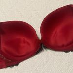 Cacique  Sz 40B Red With Black Lace Padded Underwire Bra Photo 10