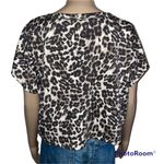 PaperMoon  oversized cropped leopard print tee Photo 3