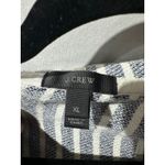 J.Crew  Striped‎ Hoodie Pullover Blue White Drawstring V Neck Pouch Pocket XL Photo 5