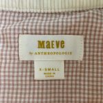 Anthropologie Maeve Corduroy Cream Buttondown Shirt Jacket Photo 7