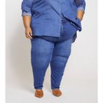 Universal Standard High Rise Skinny Denim Jeans Black Size 40 (4X) NEW Photo 2