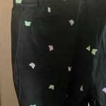 Classic Elements Black  Pants with Colorful Embroidered butterflies 12 Photo 3