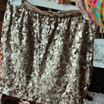 Lily White Ally White Mini Skirt with sequins in size Small Photo 0