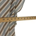 E & M  Women's Size Large Striped Back Tie Butterfly‎ Sleeve Top Photo 7