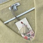 Johnny Was  Sweater NWT cashmere v neck textured sally womens Yellow (small) Photo 1