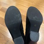 Journee Collection  women’s black lace up block heel boots size 8.5 Photo 6