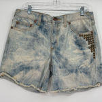 We The Free We the free acid wash studded shorts 29 Photo 0