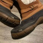 The North Face PrimaLoft Fur Trim Brown and Black Waterproof Boots 9 Photo 1