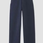 Everlane  The Organic Wide-Leg Pant in Navy 6 Photo 2