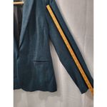 Banana Republic  Blazer Women Blue Wool Blend Twill Suit Jacket Size 8 Photo 12