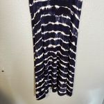 Athleta Santorini Thera Printed Mini Tank Dress Navy Tie Dye Small Tall Beach Photo 5