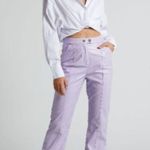 4th&Reckless Tropez Leather Trouser in Lilac Small Womens Vegan Faux Leather Purple Photo 10