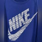 Nike women’s oversized sweatshirt - wide neck - blue Size Large Photo 3