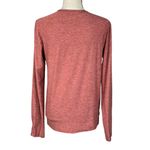 Outdoor Voices  X-Small XS Top Long Sleeve Thumbholes Round Neck Pink Heathered Photo 3
