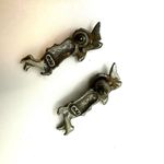 JJ Jonette removable cherub silver tone earrings Photo 3