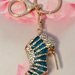 Turquoise Stiletto Keychain Blue Photo 0