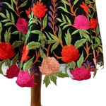 Jovani JVN  Womens Formal Dress 6 Cocktail Holiday Party Velvet Retro Embroider Photo 11