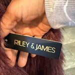 Riley & James Plush Burgundy Faux Fur Jacket Photo 3