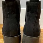 H&M Black Booties Wedge Boots suede with zipper autumn fall winter boots Photo 4