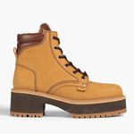 Maje NEW Brown Nubuck Combat Boots Brown size 40 Photo 1