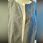 Talbots NWOT W 22 Petite = 3X Petite Black Lace overlay Coat Special events Photo 2