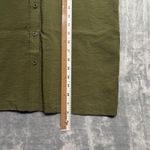 Gap NWT Olive Green Utility Shirt Dress Button Front Short Sleeve Women's XS Photo 8