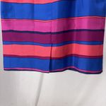 Talbots  Sheath Dress Jewel Tones Looks Like Silk Women's Size 10 Petite Midi Photo 6