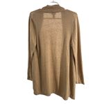 Chico's Chico’s L 2 tan open front tan long rabbit hair blend neutral cardigan office Photo 1