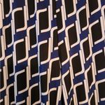 Monteau  Los Angeles Size small White, Blue & Black Super Soft Wide Leg Pants Photo 2