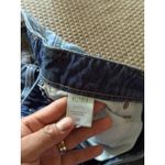 Pistola  Distressed Curved Ripped Hem Distress‎ Denim Skirt side stripe Size 28 Photo 4