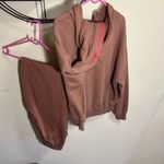 PINK - Victoria's Secret  Brown Track Suit Photo 1