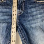 Miss Me  size 31 mid rise easy boot jeans embroidered cowgirl western rodeo blue Photo 13