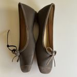 C.Paravano Women's Pump Square Toe Low Block Heels, Grey, Size 39/8 Photo 3