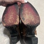Joe Ximena Tassel Western Bootie Boot Size Leather Women's 7 Brown Cowboy Bling Photo 10
