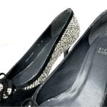 Stuart Weitzman black suede and tweed heels, size 9 Photo 8