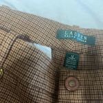 Ralph Lauren Ralph LaurenTan Checkered Dress Pants Photo 3