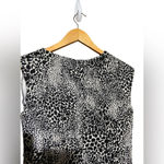 Calvin Klein Women’s Knit Leopard Print Sheath Dress Size 4 Photo 2