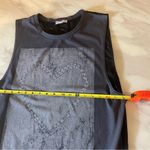 Cotton On Women’s Size M Gray Sleeveless Tank Top Long with Heart Design Photo 3