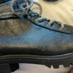 Universal Threads Universal Thread black lace up faux leather boots 9 Photo 5