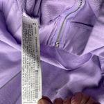 ZARA Women's Spring Summer Lavender Ruffle Zip Up Long Balloon Sleeve Hoodie S Photo 11