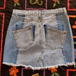 Forever 21 denim color block mini skirt szM Photo 1