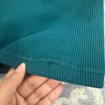 Free People Movement   Ribbed Tank Top M/L Green High Neck Mock Neck Misprint Photo 7