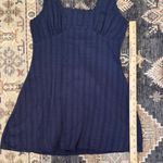 Princess Polly Dasha Mini Dress Navy Blue Lace Trim 100% Cotton Size 10 Photo 12