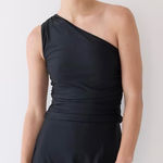 J.Crew  Ruched‎ one-shoulder swim dress Photo 0