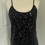 Old Navy Y2K BLACK  SEQUIN TANK TOP‎ Photo 0