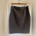 Eileen Fisher Pull On Grey Pencil Skirt Knee-Length Medium Work Business Photo 1