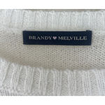 Brandy Melville  Cream Ivory Sweater Knit Pullover Mohair Soft Fairy Coquette Photo 4