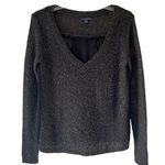 American Eagle Outfitters sweater sheer wrap back blouse Photo 0